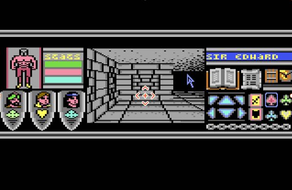 Bloodwych - Commodore 64 game screenshot (1990) by Image Works